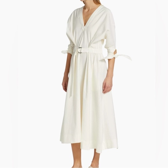 3.1 Phillip Lim Beige Waisted Tie Dress - Picture 5 of 11